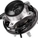 ECCPP Replacement For Wheel Bearing Hub 513169 Hub Bearing Assembly Hub Assemblies Front Axle 5 Lugs W/ABS Sensor For Jaguar S-Type 2000-2008 Naturally Aspirated