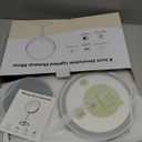 Lighted Makeup Mirror, 3000 mAh Rechargeable Double Sided Magnifying Vanity Mirror with 3 Colors, 1x/10x, 360 Rotation , Brightness Adjustable Magnification Cosmetic Light up Mirror, Women Gift (Chrome)