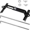 Kewucn Adjustable Battery Hold Down, Car Battery Tie Down Holder Kit, Universal Battery Crossbar with Stainless J Bolt, Automobile Battery Fixing Accessories for Cars, SUV, RV (9 inch bolts)