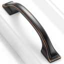10 Pack Oil Rubbed Bronze Cabinet Pulls 3 Inch Brushed Bronze Cabinet Handles Bronze Hardware for Kitchen Cabinets 8222 Drawers Bedroom Dresser Bathroom Vanity Cupboard