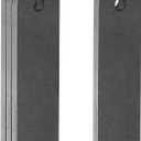 4 Pack 6" Height Weld-On Universal Long Tabs, Heavy Duty 1/4" Steel Shock Mount Tabs, 1/2" Hole