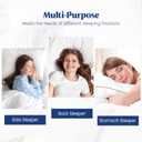 puredown Goose Feather Down Pillows Standard Size Set of 2, Soft Fluffy Luxury Hotel Collection Bed Pillow for Back, Stomach or Side Sleeper.