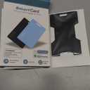 Apple MFi Certified Airtag Wallet Tracker Card 0.06in Slim 1 Pack Rechargeable Smart Tracking Tags IP68 Waterproof, Works with Apple Find My, Bluetooth Item Locator for Keys, Purse, Luggage(iOS Only)