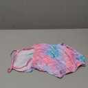 KSK KAISHEK Girls' Sparkle One-Piece Swimsuit 4-12Y Adjustable Crossback Straps Shimmer Bathing Suit for Beach Pool (7-8 Years, 01 Pink Mermaid Scale)