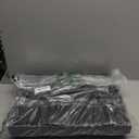 ALASDO Storage Ottoman Footrest Stool Small Ottoman with Storage Foldable Ottomans Foot Rest Footstool Bench for Living Room 17x13x13inches Grey