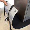 Oversized Large Appliance Slider with Pull Strap,Furniture Moving Slides for Floor Protection Premium Moving Mat for Tile Carpet and Hardwood Floor (49" X 30" Black)