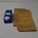 MIULEE Pack of 2 Couch Throw Pillow Covers 16x16 Inch Gold Farmhouse Decorative Pillow Covers with Stitched Edge Soft Chenille Solid Dyed Fall Pillow Covers for Sofa Bed Living Room