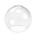 3 Pack Clear Glass Shade Replacements, Globe Glass Lamp Shade Covers for Light Fixtures, 1.65 Inch Fitter Globes Lampshades for Wall Sconces Chandelier Pendant Lights Bath Vanity Lights