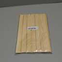 Wood Strips Slats Wooden Dowels for Crafts 1/4"  1"  12", 15 PCS Wood Trim Flat Lumber Boards Square Dowel Rods Wooden Sticks for Crafting, Woodworking, Model Making