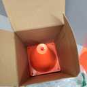 Bedwina Race Car Birthday Party Decorations - (36 Pcs) 12 - 8-Inch Orange Mini Cones for Kids & 24 Black & White Checkered Flags on Sticks - Race Car Themed Birthday Party Decor & Centerpiece Supplies