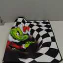 3D Illusion Doormat, Funny Entryway Rug for Christmas Decoration Indoor Outdoor Halloween Welcome Bathroom Kitchen Floor mat for Xmas(Black 20"  31.5")