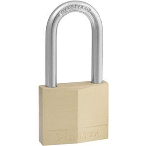 Master Lock 140DLF Solid Brass Padlock with Key, 1 Pack