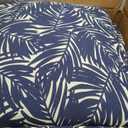 Arden earthFIBER Outdoor Deep Seat Cushion Set (4-Pack), 24 in x 24 in, Weather-Proof, Rain-Proof, Fade Resistant Patio Cushion for Chair, Sofa, and Couch Navy Blue King Palm
