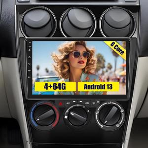 Roinvou [8 Core 4G+64G] for Mazda 6 2004-2014 Android Radio with Wireless Carplay Android Auto, 9 Inch IPS Touch Screen Car Stereo, Bluetooth 5.0, 32 EQ, GPS, WiFi, 59UI, SWC, AHD Backup Camera