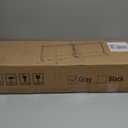 Kitstorack 2-Pack Dark Gray Long Sofa Table Behind Couch, Adjustable Height (25"-33") & 2 Power Outlets, Narrow Console Table, 5.9" D x 79" L, Thin, Split Design for Separate Use (Grey)