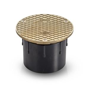 Zurn CO2450-AB3, Adjustable Floor Cleanout, 3 Inch ABS Hub Connection