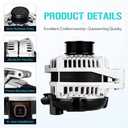 New Alternator Fit for Acura MDX 3.5L 2003-2006, for MDX 3.7L 2007-2009, for RL 3.5L 2005-2008, for TL 3.2L 2004-2008, for TL 3.5L 2007 2008, Fit for Honda 3.5L Odyssey/Pilot/Ridgeline 2005-2008