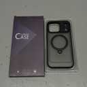 for iPhone 17 Pro Max Case: with 360 Spin Magnetic Stand, Camera Control Button, Fit for MagSafe, Military Drop Protective Slim Phone Cover for 17 ProMax with Ring Kickstand, 6.9", Black