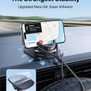 andobil Upgraded Car Phone Holder, Stable & Silicone Phone Holders for Your Car, 360Rotatable Dashboard Cell Phone Holder, Cell Phone Car Mount Compatible with iPhone 16 Pro Max/15/14/13/12, Samsung
