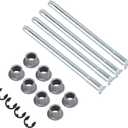 NDRUSH Door Hinge Pins Bushings Repair Kit Replacement Compatible with Chevy 1988-2002 GMC Fullsize Truck SUV