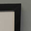 upsimples 16x16 Picture Frame, Display Pictures 12x12 with Mat or 16 x 16 Without, Wall Hanging Square Frames, Black, 1 Pack