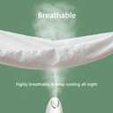 Premium Waterproof Mattress Protector Full Size, Breathable Bed Cover 3D Air Fabric Cooling Mattress Pad Cover Smooth Soft Noiseless Washable, 8''-21'' Deep Pocket (White)