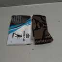 INDEEMAX Ankle Brace for Sprained Ankle Compression Sleeve, 2 Pack Copper Infused Ankle Support Brace for Women & Men, Plantar Fasciitis Relief Achilles Tendonitis, Sports Running, Copper Black, L