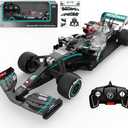 Voltz Toys Authentic Licensed 1:18 Mercedes-Benz F1 W11 Remote Control Car - F1 Collection RC car Series for Kids and Adults - 2.4GHz RC Car for Gift (1:18 Mercedes-Benz F1 W11)