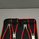 TOOLEAGUE 4 Pcs Snap Ring Pliers Set, Circlip Pliers, 13 inches Internal/External Heavy Duty for Ring Remover Retaining Straight Bent Lock Ring Pliers Set (Red)