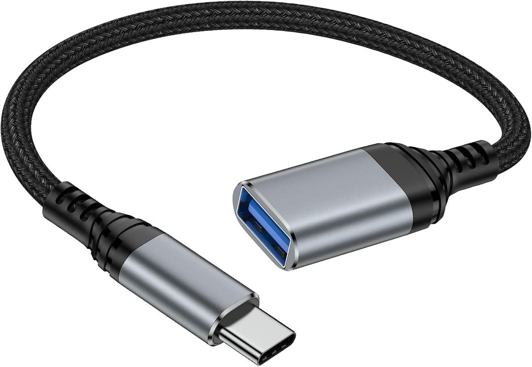 USB C to USB Adapter - 5Gbps OTG Adapter USB3.0 for Android - USBA Female to USBC Male Adapter, Dongle Type C OTG Cable Converter Support Camera, Card Reader, USB Flash Drive, External/MIDI Keyboard