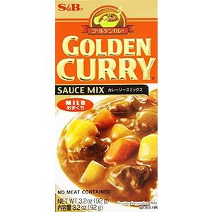 S&B, Golden Curry Sauce Mix, Mild, 3.2 oz BEST BY 15.03.2027