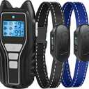 Asrcs Shock Collar for Dogs 2 Dogs (15-120lbs) 2000FT Dog Shock Collar with Remote Control Waterproof Dog Training Collar with Remote 4 Safe Modes Rechargeable Lock Flash Light for All Breeds - BL