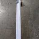 Persilux Cordless Zebra Blinds for Windows (58" W X 64" H, White) Free-Stop Roller Windows Shades Dual Layer Light Control for Day and Night, Light Filtering Sheer Shades for Home, Easy to Install