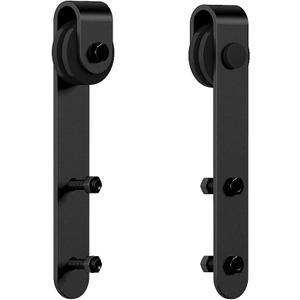 skysen Cabinet Sliding Barn Door Hardware Kit Super Mini Sliding Door Hardware for Wardrobe Cabinet TV Stand (ykd2-Roller Set)