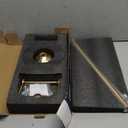 WZKALY Toilet Paper Holder Stand, Brushed Brass Toilet Paper Holder Free Standing, Post Pivoting Design & Stable Weighted Base SUS304 Stainless Steel for Bathroom(Mega Roll)