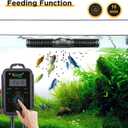 hygger Aquarium Wave Maker, Adjustable Cross Flow Pump with LED Display Controller, Magnetic DC 24V Aquarium Powerhead for Freshwater and Marine Reef Aquariums Up to 135 Gallon (18w)