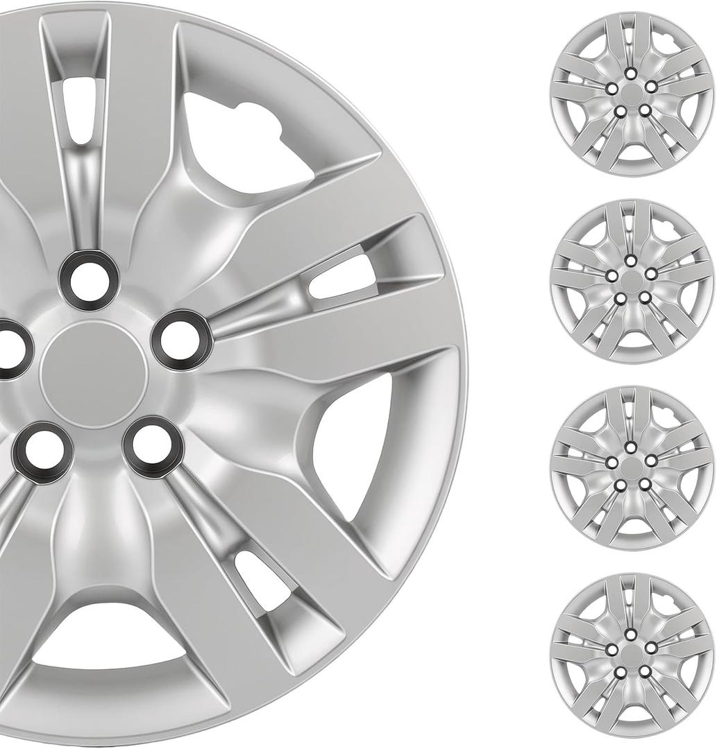 SCITOO Hubcaps for Nissan Altima 2007-2012 Nissan Altima Coupe 2008-2009, 16 Inch