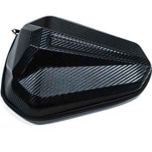 NIGHT CAT Tail Bag Multifunctional Waterproof Saddle Bag Motorcycle Rear Seat Universal Storage (Black)