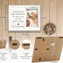 SRADMO Pet Memory Picture Frame - 108 inch Wooden Tabletop Photo Frame for Pet Owners, Memorial Gift for Loss of Dog or Cat