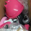 Liberry 2 in 1 Toddler Tricycle Age 2 3 4 Years Old, Kids Trike with Light Up Wheels, Adjustable Push Handle, 3 Wheel Bike Outdoor Indoor Riding Toy Gift for Girls Boys, Pink