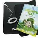 Grounding Mat for Feet & Desk, Conductive Carbon Grounding Pad with 15ft Cord, Portable Indoor Mat for Floor, Home & Office PTB Style
