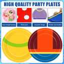 48 PCS Red Mouse Party Paper Plates Cartoon Mouse Theme Party Supplies 7 In Red Polka Dot Dessert Plates Mouses Color Disposable Tableware Set for Kids Birthday Cartoon Theme Parties Decorations