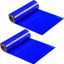 2 Rolls Non Slip Material Roll, 8 Inch x 3.25 ft Silicone Roll Cut to Size Blue Non Slip Mat Large Table Pads for Baking Drawer Crafts Counter Eating Aids Drawer