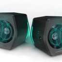 Edifier G2000 32W PC Gaming Computer Speakers for Laptop Mac Desktop Computer Woofer Speakers Bluetooth USB 3.5mm AUX Inputs RGB Lights Multimedia Speakers Black