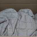 Bedsure California King Comforter Set - Linen Comforter, Boho Tufted Shabby Chic Bedding for Kids, 3 Pieces Vintage Farmhouse Bed Set for All Seasons, Fluffy Soft Bedding with 2 Pillow Shams