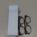 Gaoye Ultralight Blue Light Glasses for Women - Computer Protection Glasses for All Day Comfort - Anti UV Glare & Eyestrain (Light Black & Leopard)