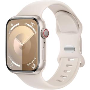DaQin Sport Band Compatible with Apple Watch Bands 40mm 41mm 42mm 44mm 45mm 46mm 49mm 38mm Women Men, Soft Silicone Waterproof Wristband Strap for iWatch Band Series 11 10 9 8 7 6 5 4 3 2 1 SE Ultra
