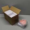 Skylety 6 Pcs Valentine's Day Heart Bowls 4.5inch Cute Heart Ceramic Candy Dish Dessert Bowl 3 Colors in Pink Red White Salad Soup Snack Sauce Dish Kitchenware for Kitchen Cooking Valentine Gifts