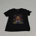 Mardi Gras Bead Princess Masked Bead Cute Black Girl Kid T-Shirt 3T
