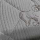 Letmxiu Premium Crib & Toddler Mattress,100% Knitted Fabric, Premium Fleece Surface-Hypoallergenic, 5" Thick Firm Soft Crib Mattress, Non-Toxic - Fits Standard Cribs & Toddler Beds